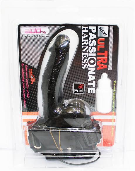 Ultra Passionate Harness Belden Bağlamalı Titreşimli Protez Penis