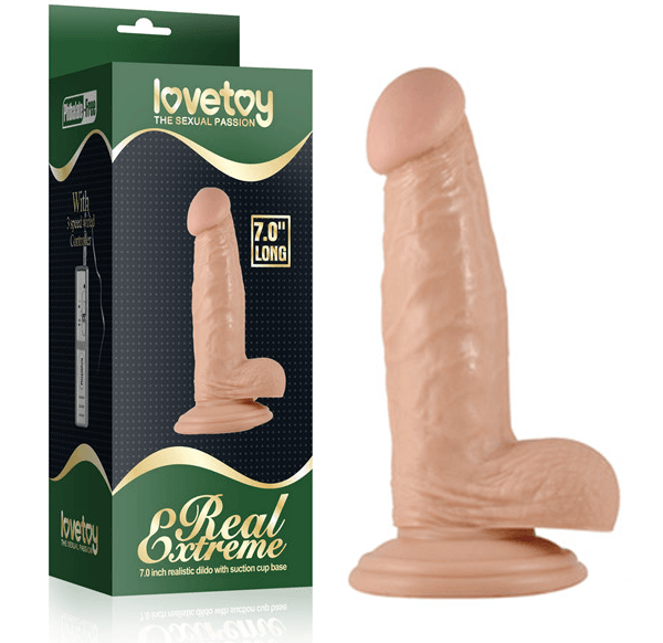 LOVETOY Real Extreme Gerçekçi 18 cm Kalın Realistik Dildo Penis