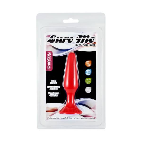 LOVETOY SİLİKON ANAL PLUG MOR RENKLİ FANTEZİ ANAL TIKAÇ 11.5 CM