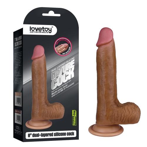 Yeni Nesil Gerçek Realistik Ultra Yumuşak Melez 20.5 Cm Dildo Penis