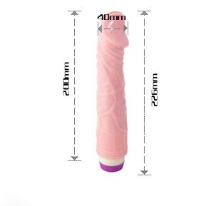 Pleasure Vibe 20cm Titreşimli Realistik Vibratör Penis Dildo