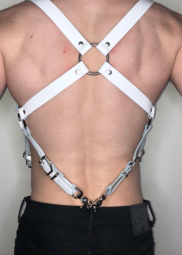 Erkek Dansçı Deri Harness  APFTM11