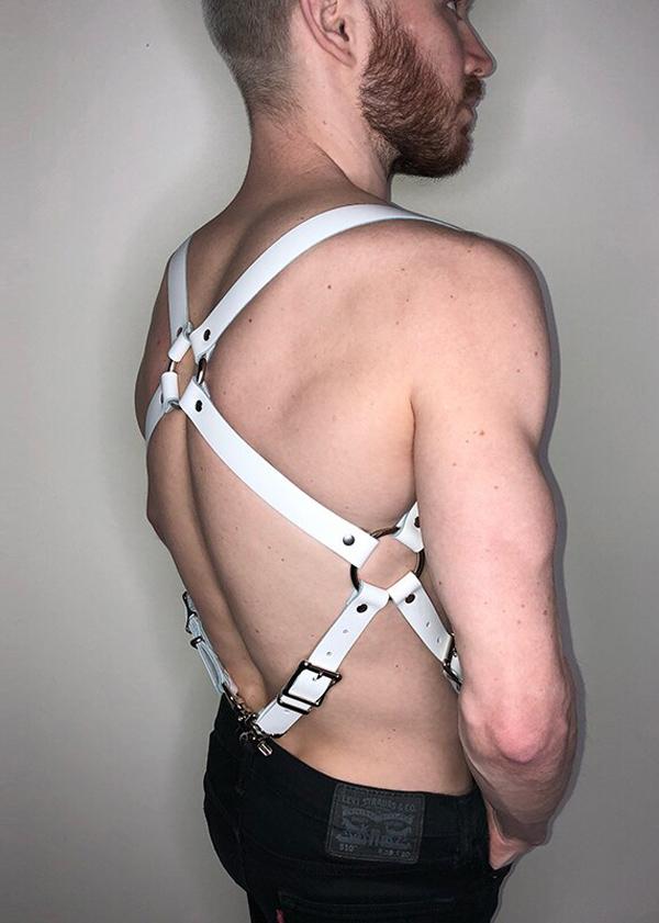 Erkek Dansçı Deri Harness  APFTM11