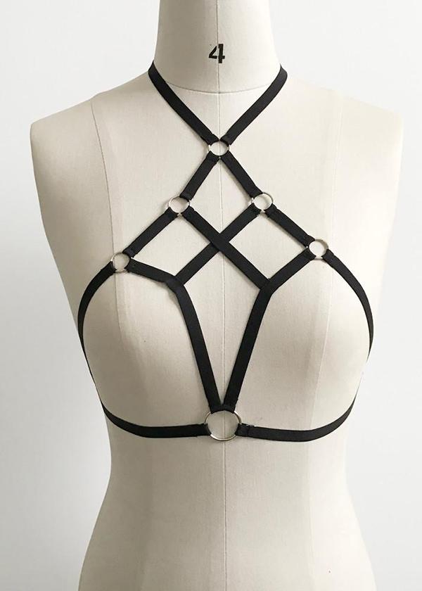 Göğüs Kafesli Seksi Harness