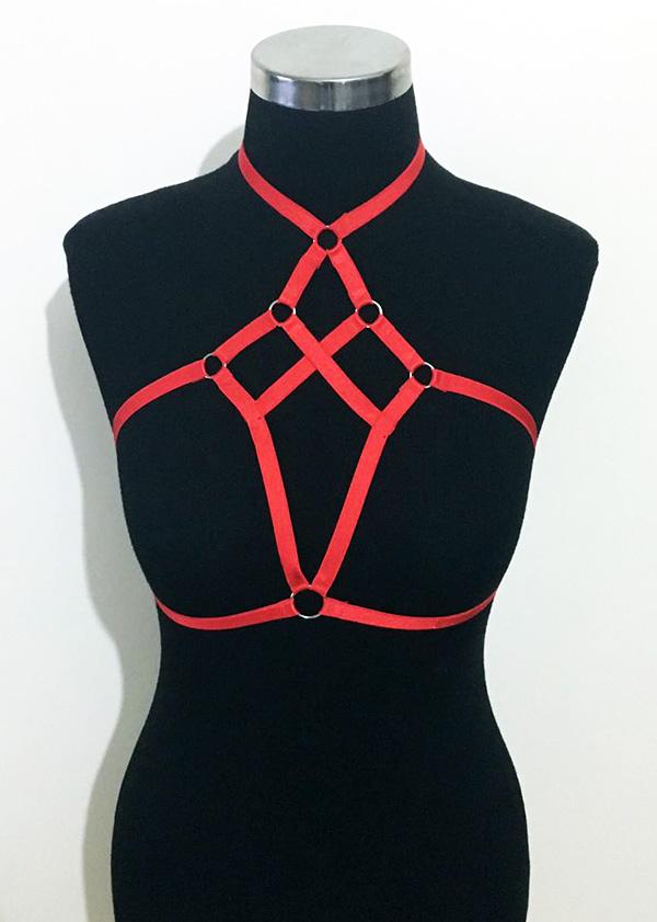 Göğüs Kafesli Seksi Harness