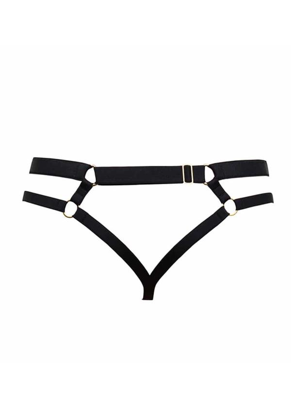 Özel Bölgesi Açık Seksi Harness String  APFT354