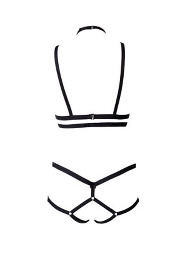 Sütyen  String Lastik Harness Takım  APFT144